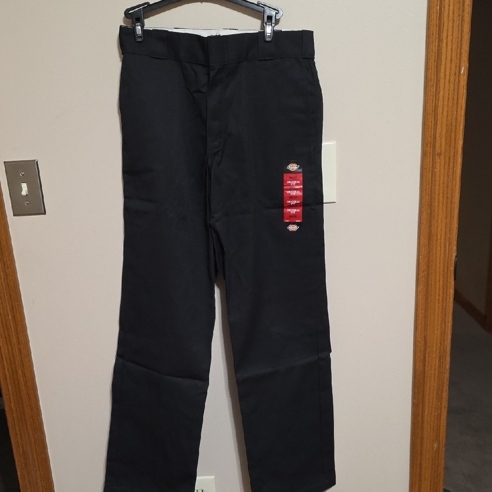 Dickies Men's Classic Black Dress Pants